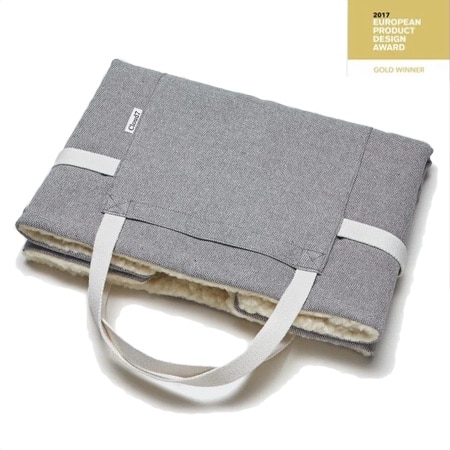 cloud7 travel bed grey schafwolle