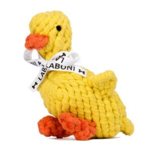 knotties duck dental cotton toy