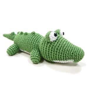 organic dog toy alligator