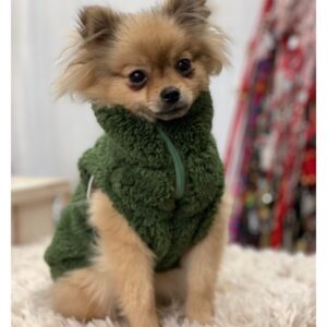 hunde fleece veste green
