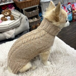 hunde cashmere sweater beige