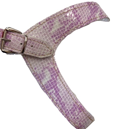 hundeharness kite luxury pink snake
