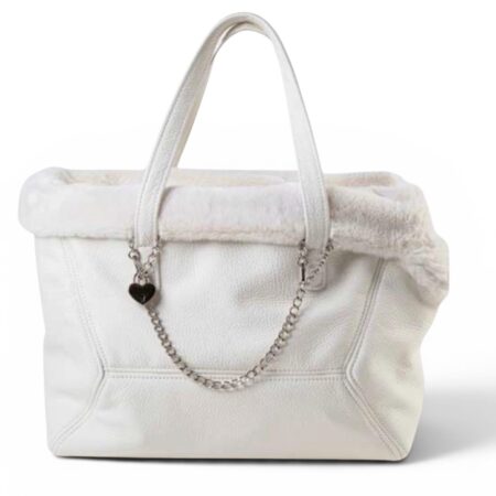 premium city bag cashmere white