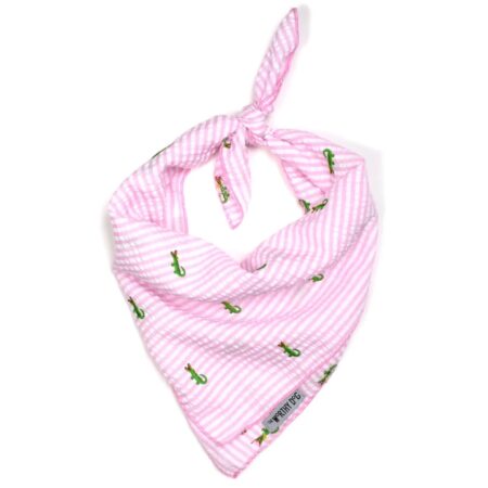 Lacoste-inspired Hunde-Bandana