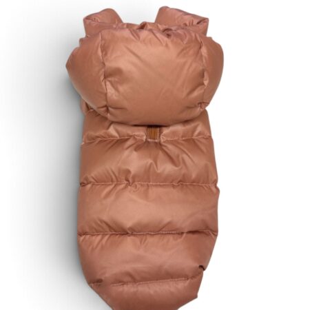 i love my dog daunenweste dusty rosé, hundejacke mit kapuze