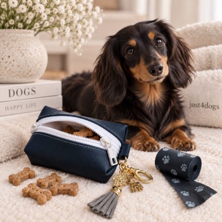 doggy-do-bag midnight blue kotbeutelspender & leckerli-täschchen