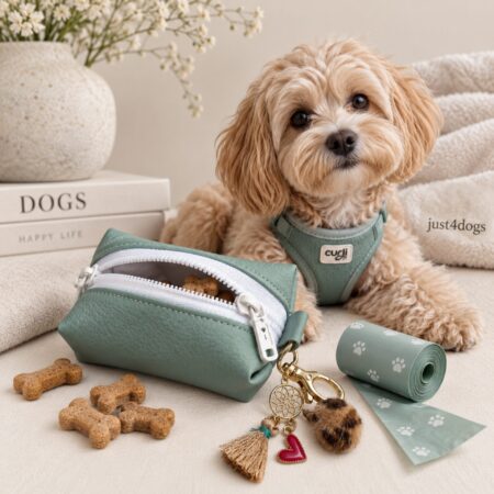 doggy-do-bag soft sage kotbeutelspender & leckerli-täschchen
