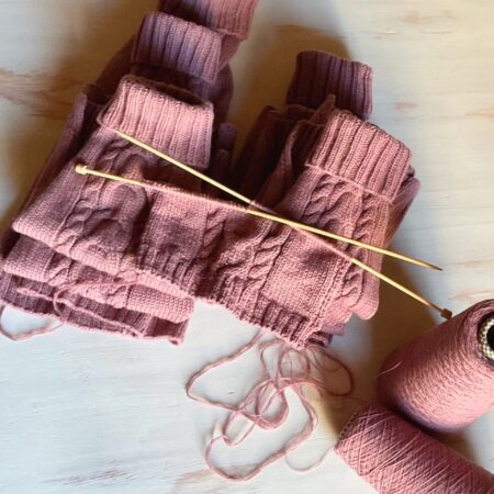 hunde cashmere dusty rose – 100 % italienischer cashmere
