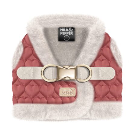 milk & pepper hundegeschirr snowflake coral rose